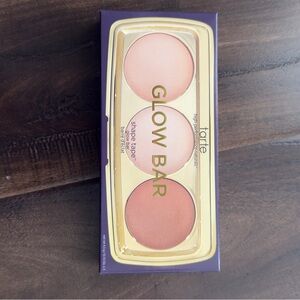 Tarte Glow Bar Highlighter Palette - Soft Peach and Pink